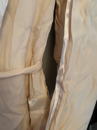 Traje chaqueta y pantalón beige Mango