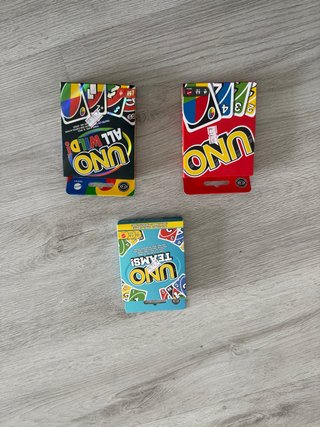 Tris carte UNO