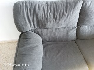 Sofá gris 3 plazas