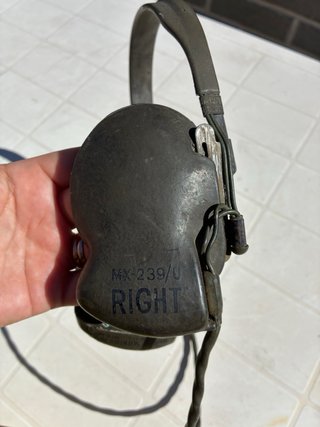 Cuffie militari USA WWII della seconda guerra mond