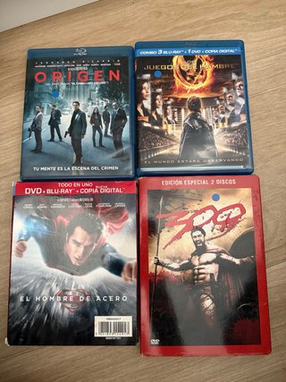 Pack Películas Blu-ray + 300 DVD