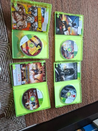 Xbox 360: F1 2010,Dishonored, Borderlands 2,Fable3
