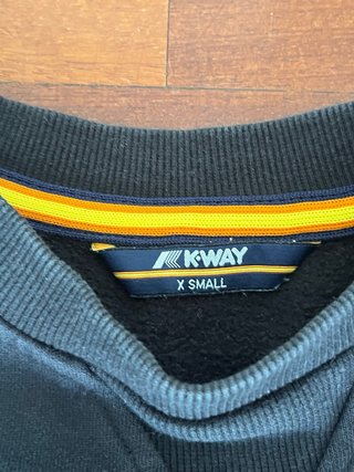 Felpa K-Way nera