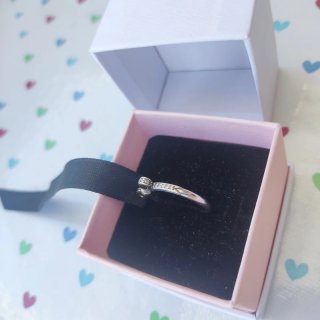 Anillo Pandora Lazo Circonitas Plata