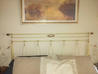 Cabecero hierro forjado para cama de 1.50 no tubo