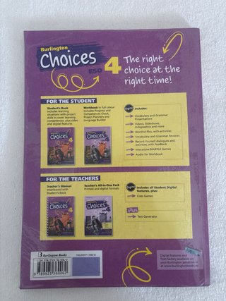 libro 4° de la ESO Inglés Burlington Books