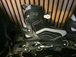 Patines en línea con mochila y protectores