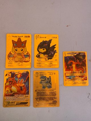 Colección Cartas Pokémon Doradas