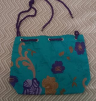 Falda larga fiesta y bolso a juego