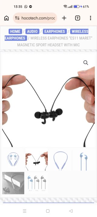 Auriculares Hoco ES11 v4.2 Deportivos