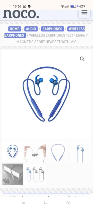 Auriculares Hoco ES11 v4.2 Deportivos