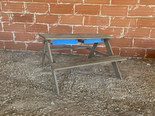 Mesa merendero infantil madera