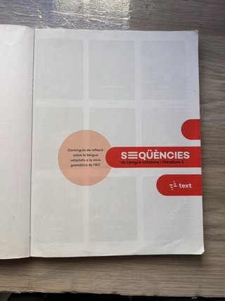 Seqüències. Llengua catalana i literatura 2 ESO