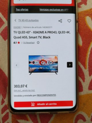 TV Xiaomi QLED 43 4K Smart TV