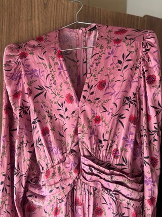 Vestido Sfera floral rosa y morado