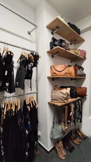 Percheros estilo industrial