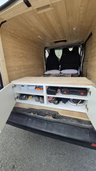 Mueble Salón/Camper Madera