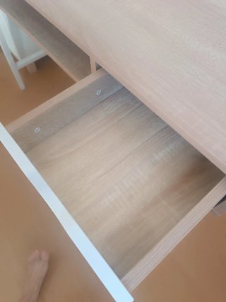 Escritorio y Estantería Madera y Metal