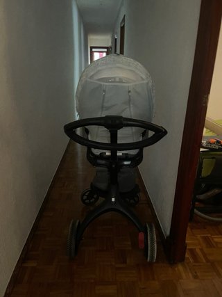 Cochecito Stokke Xplory con capota estampada y plá