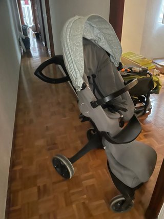 Cochecito Stokke Xplory con capota estampada y plá
