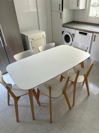 Mesa y 6 Sillas Comedor