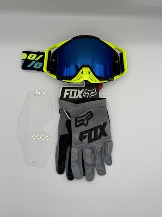 Gafas 100% y Guantes Fox Nuevos 136
