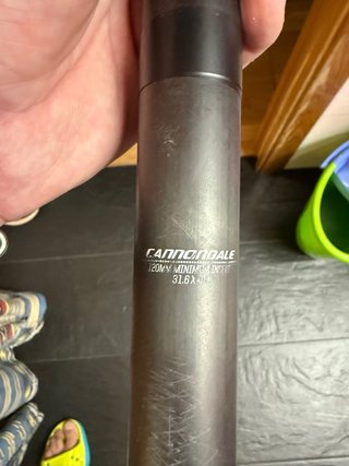 Tija Cannondale X10 EVO y sillín Prologo