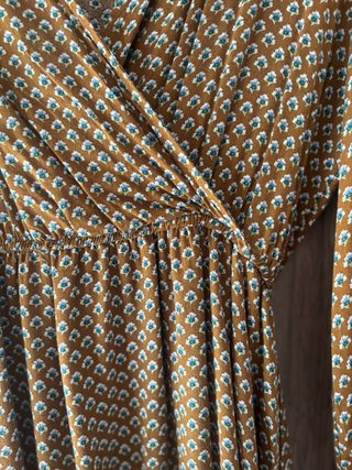 Vestido midi estampado Polit et Moi