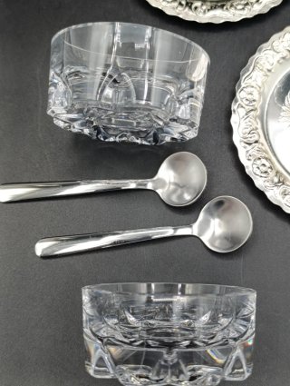Set salero y pimentero cristal