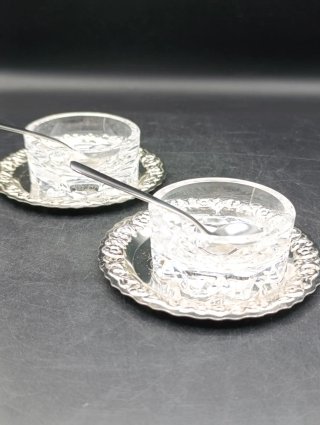 Set salero y pimentero cristal