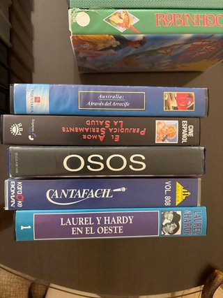 Cintas VHS Películas