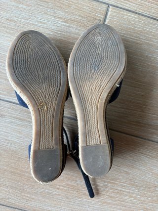 Sandalias cuña Tommy Hilfiger Talla 39 Azul Marino
