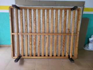 Somier 135x180 cm Madera Maciza