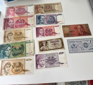 Lotto Banconote Brasil Cruzados Vecchie
