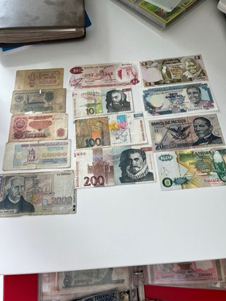 Lotto Banconote Brasil Cruzados Vecchie