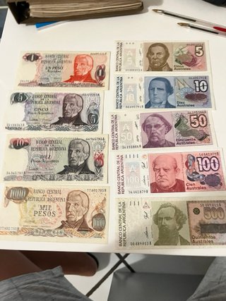 Lotto Banconote Brasil Cruzados Vecchie