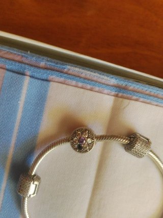 Pulsera Pandora Plata con Abalorios