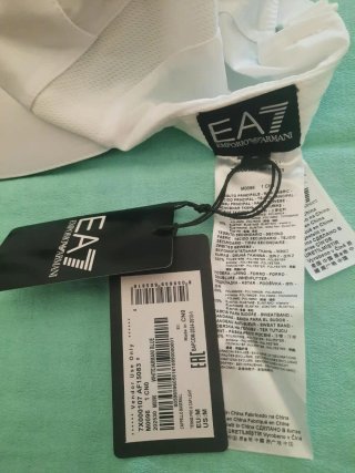 Cappellino EA7 Emporio Armani bianco