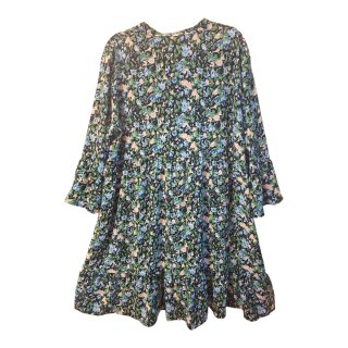 Vestido floral manga larga