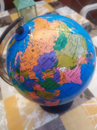 Globo terráqueo educativo