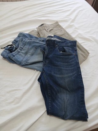 Lote 3 Pantalones hombre