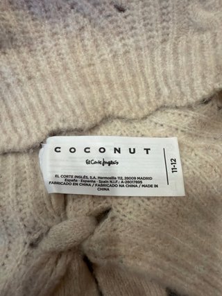 Chaleco punto niña Coconut T.11-12