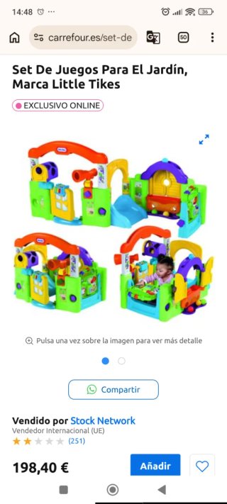 Parque infantil Little Tikes exterior