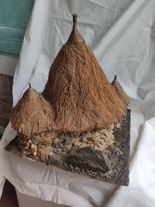 Maqueta diorama casa cerro Asturias