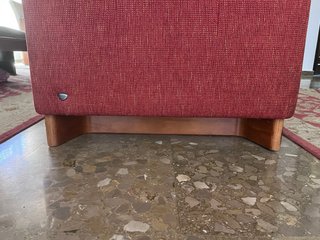 Sofá Stressless 3 plazas tela rojo