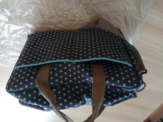 Bolsa de viaje para bebé con estrellas