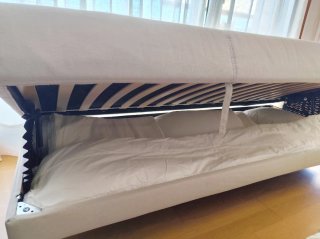 Sofá Cama IKEA Flottebo 90x200 cm Beige