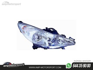 FARO DELANTERO DERECHO CON ANTINIEBLA PARA PEUGEOT 207
