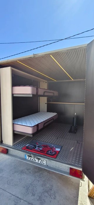 Remolque Camper caravana  para Motos.