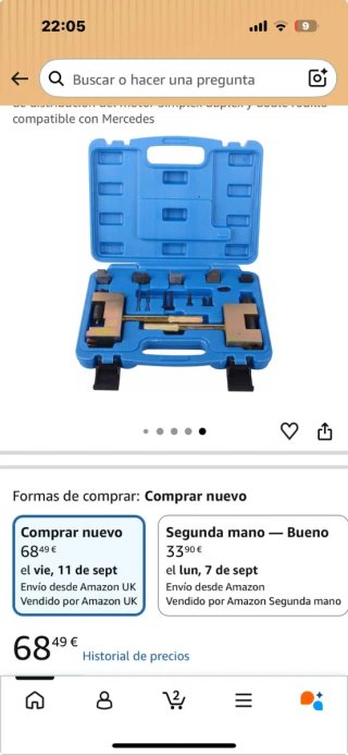 Kit Herramientas Distribución Motor Mercedes